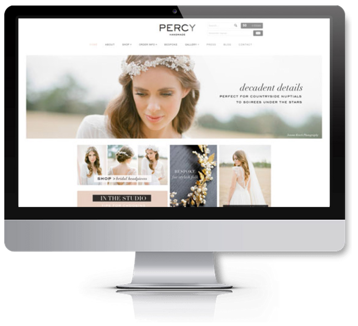 Percy Handmade Website