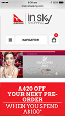 Mobile - Qantas In Sky Shopping