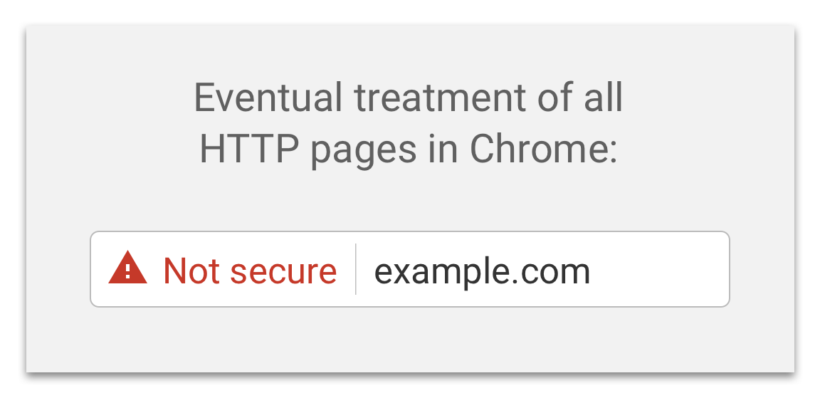 Chrome Not Secure Warning