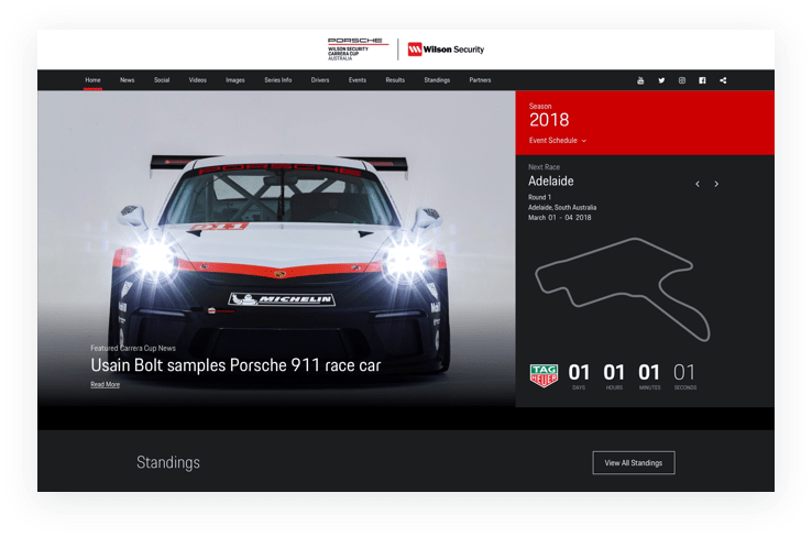 porsche website