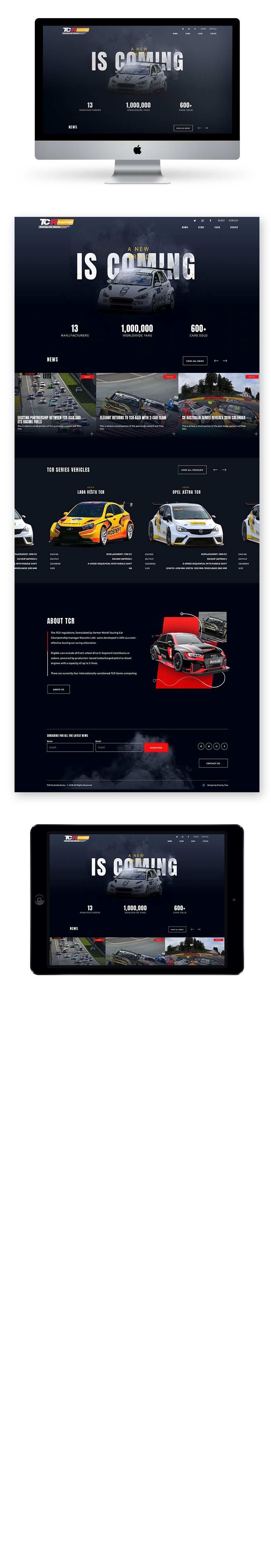 TCR Australia Site