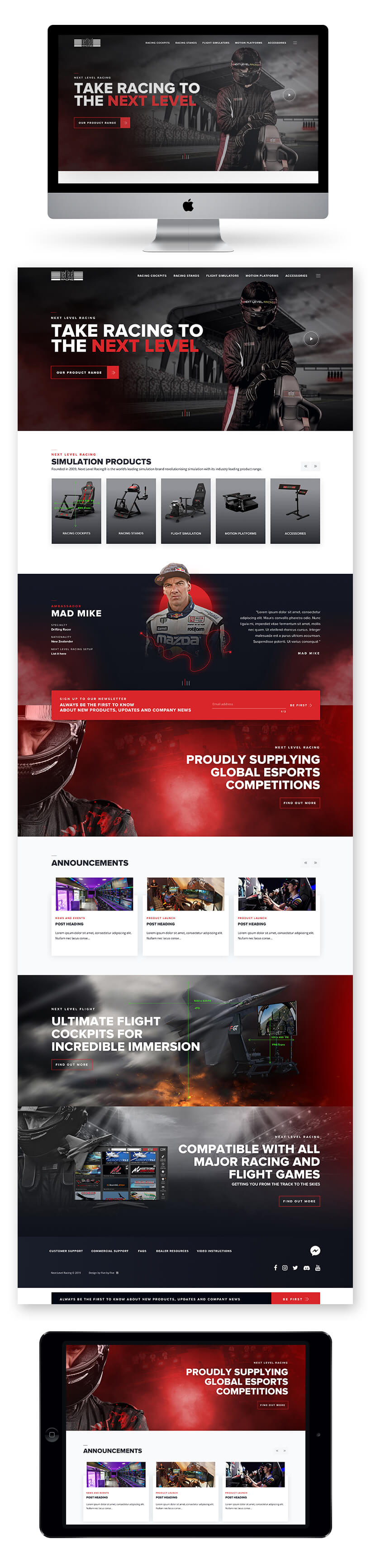 Next Level Racing Site