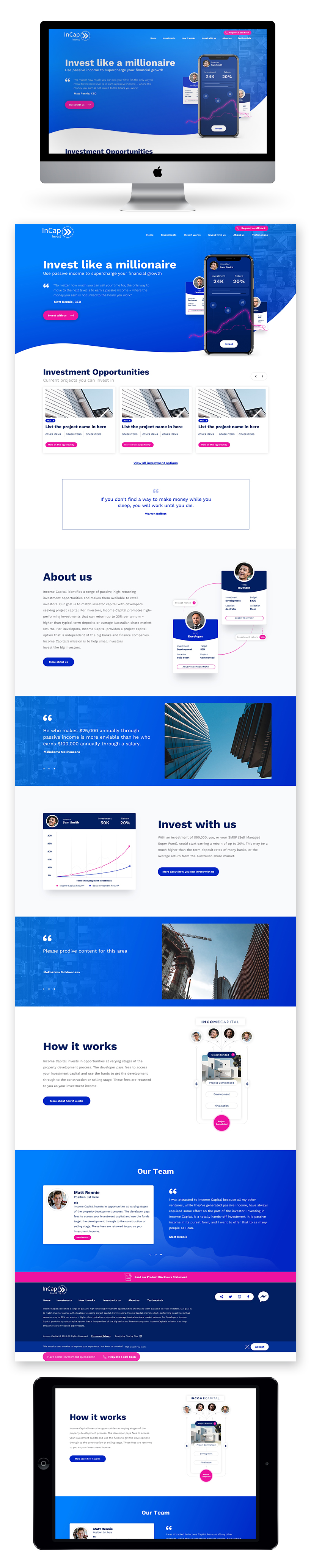 InCap Invest Site