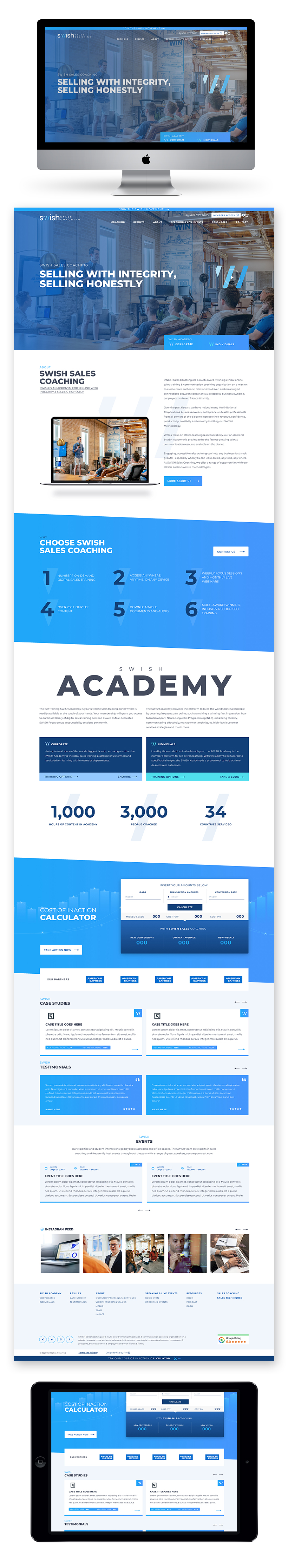 Swish Sales Coaching Site