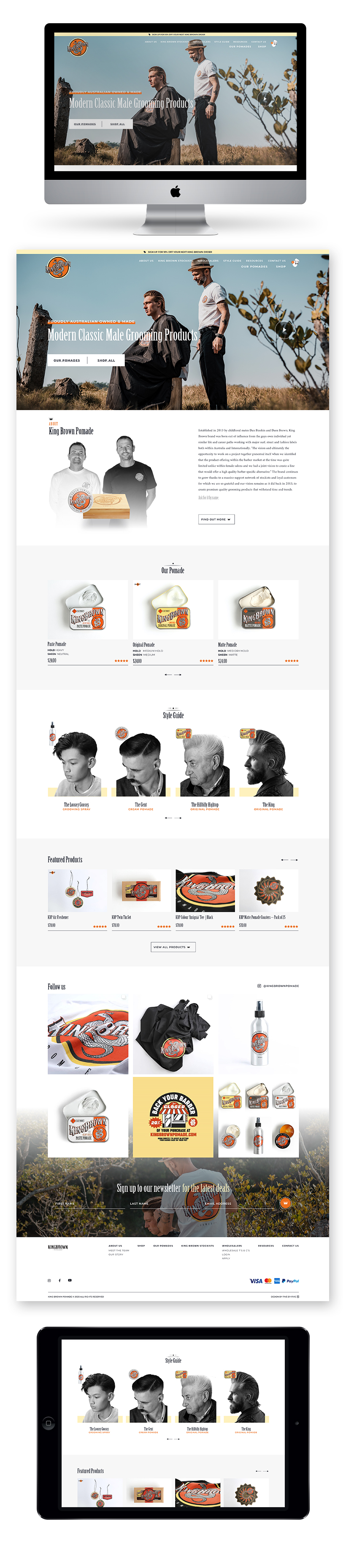 King Brown Pomade Site