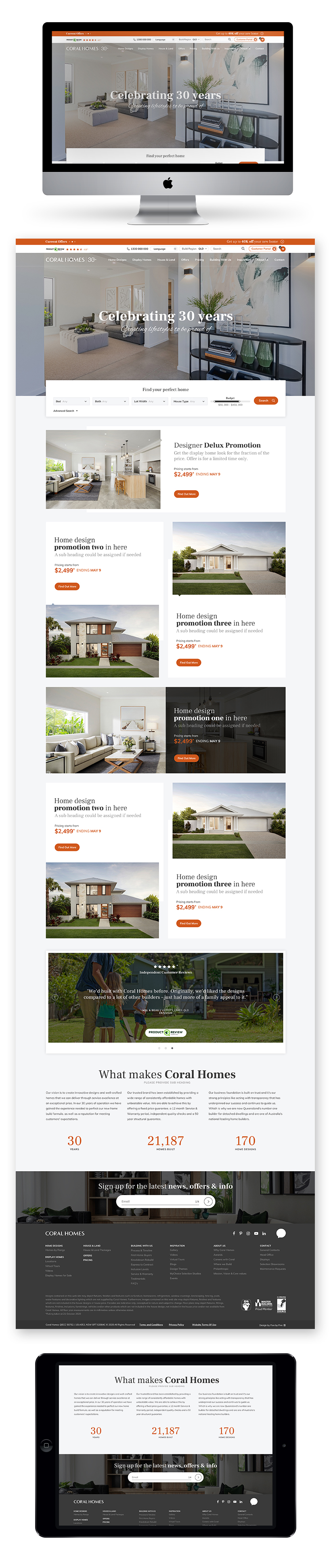 Coral Homes Site