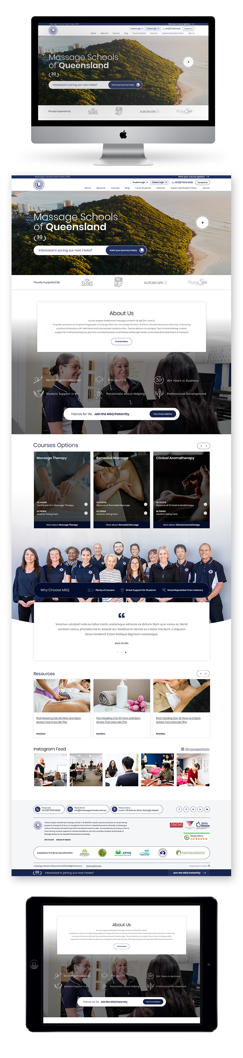 Massage Schools of Queensland Site