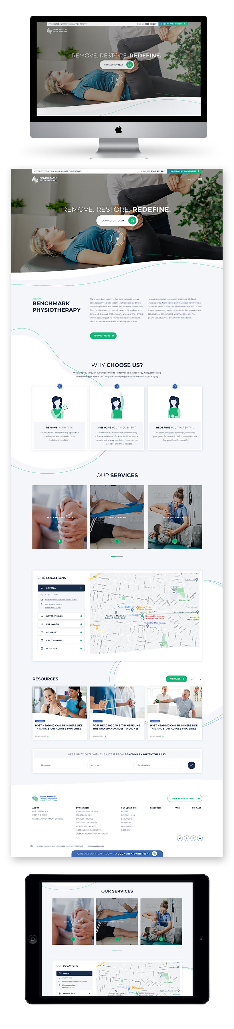 Benchmark Physiotherapy Site