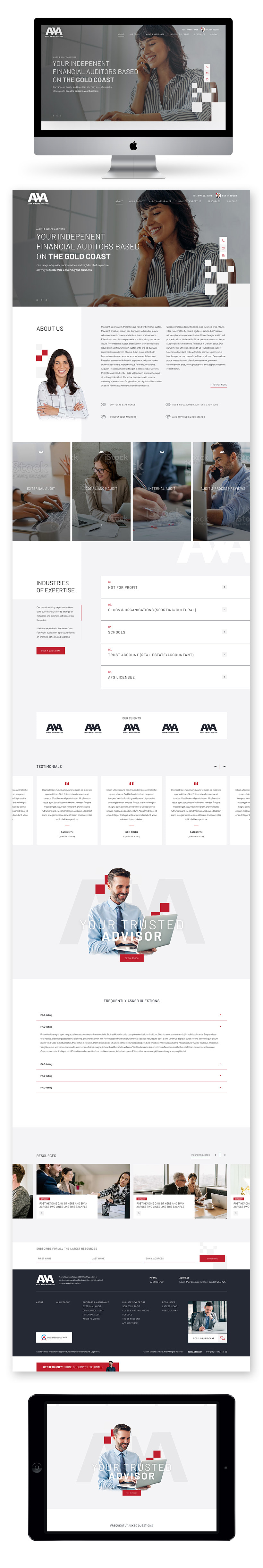 Allen & Wolfe Auditors Site
