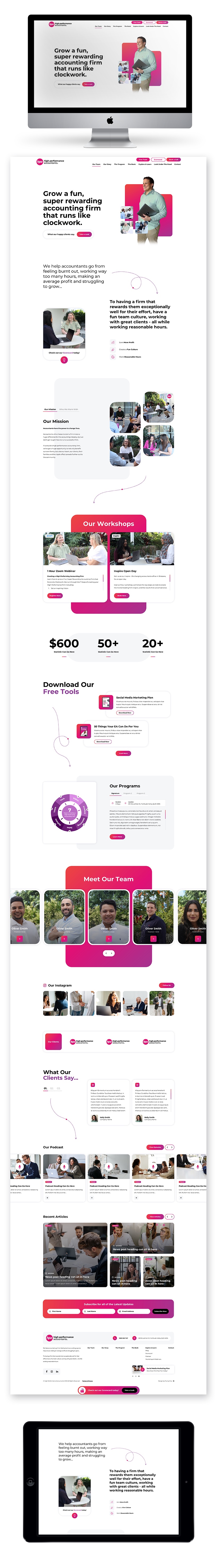 High Performance Accountants Site