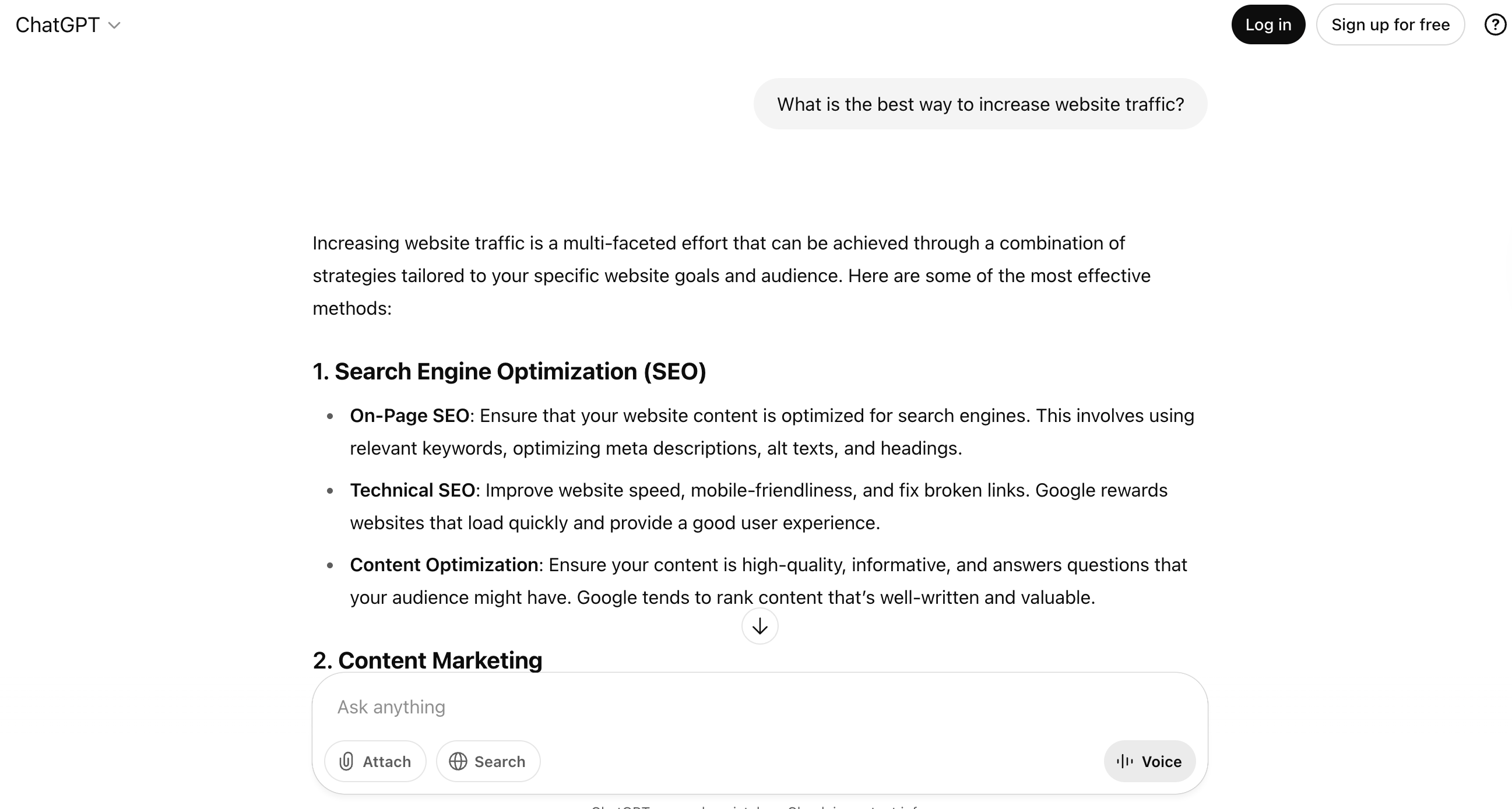 Chatgpt Seo