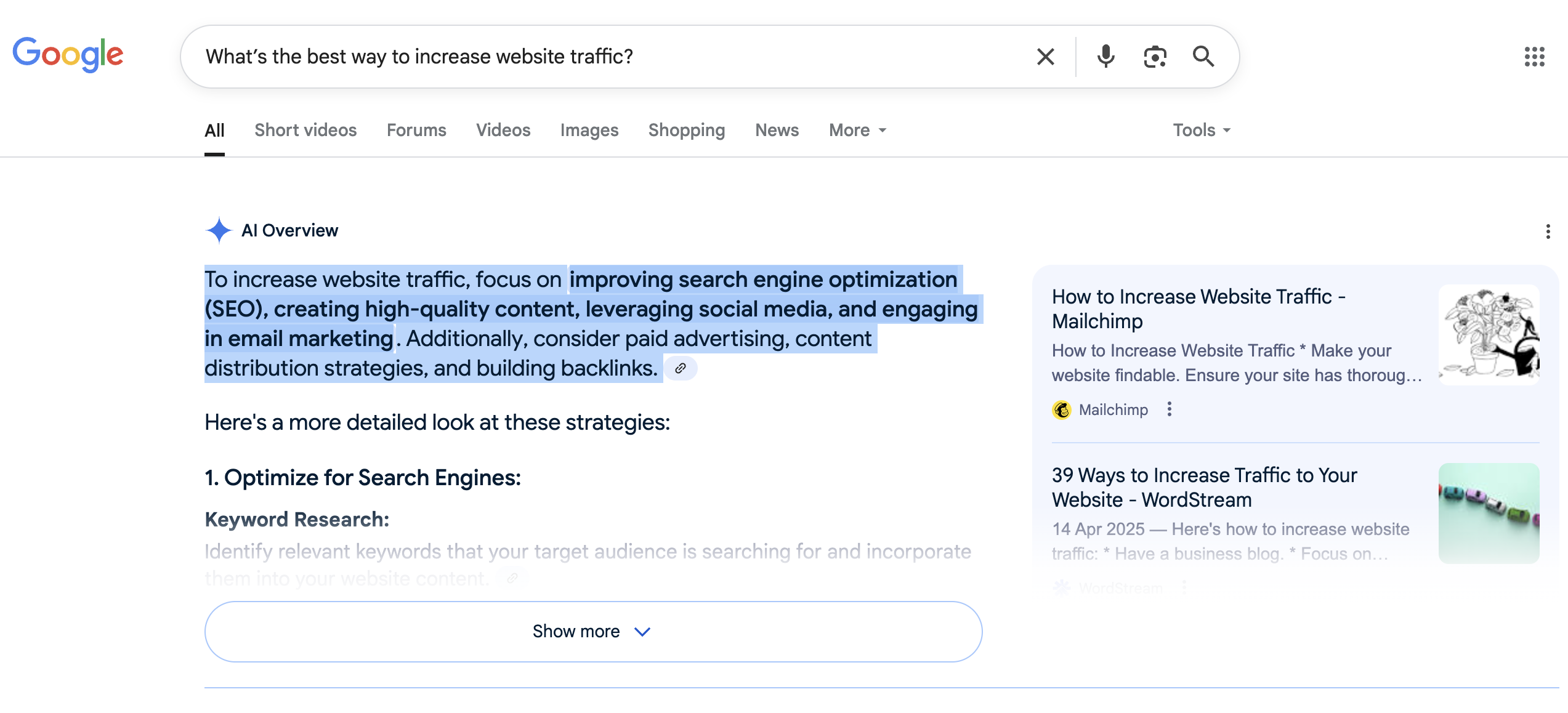 Website Traffic
