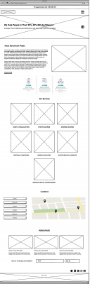 Homepage Wireframe 2 how to choose a web design company